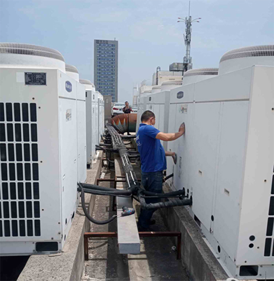 赣县中央空调制热和不制冷系统维修方法